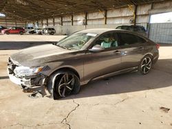 Honda salvage cars for sale: 2018 Honda Accord Sport