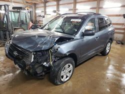 Salvage cars for sale at Pekin, IL auction: 2009 Hyundai Santa FE GLS