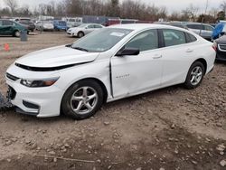 Salvage cars for sale at Chalfont, PA auction: 2016 Chevrolet Malibu LS