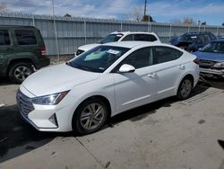 Salvage cars for sale at Littleton, CO auction: 2019 Hyundai Elantra SEL