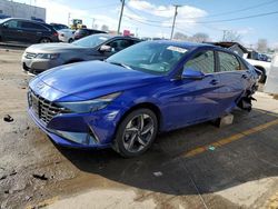 Salvage cars for sale at Chicago Heights, IL auction: 2021 Hyundai Elantra SEL