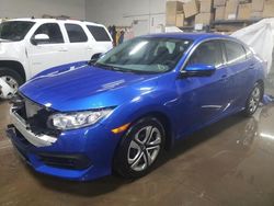 Honda Civic salvage cars for sale: 2017 Honda Civic LX