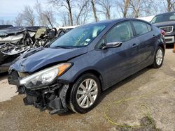 Salvage cars for sale at Bridgeton, MO auction: 2015 KIA Forte LX