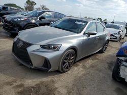 Salvage cars for sale from Copart Riverview, FL: 2017 Lexus IS 350