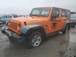 Salvage cars for sale at Cahokia Heights, IL auction: 2012 Jeep Wrangler Unlimited Sport
