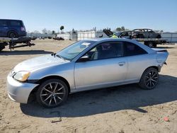Salvage cars for sale from Copart Bakersfield, CA: 2003 Honda Civic EX