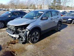 Salvage cars for sale at North Billerica, MA auction: 2019 Honda CR-V LX