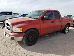 Salvage cars for sale at Andrews, TX auction: 2002 Dodge RAM 1500