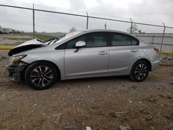 Salvage cars for sale from Copart Houston, TX: 2013 Honda Civic EX