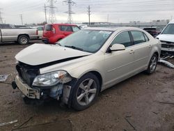 Salvage cars for sale from Copart Elgin, IL: 2011 Chevrolet Malibu 1LT