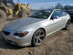 BMW salvage cars for sale: 2007 BMW 650 I