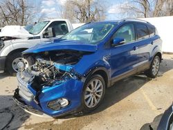 Salvage cars for sale at Bridgeton, MO auction: 2017 Ford Escape Titanium