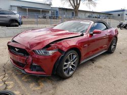 Salvage cars for sale from Copart Albuquerque, NM: 2015 Ford Mustang GT