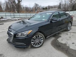 Salvage cars for sale at Albany, NY auction: 2017 Genesis G80 Base