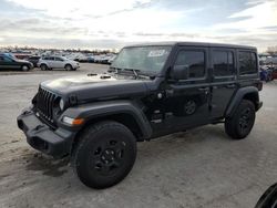 Jeep salvage cars for sale: 2021 Jeep Wrangler Unlimited Sport