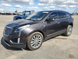 Salvage cars for sale at Fresno, CA auction: 2017 Cadillac XT5 Platinum