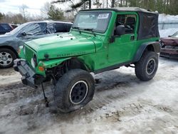 Salvage cars for sale from Copart Candia, NH: 2005 Jeep Wrangler / TJ Rubicon