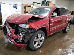 Salvage cars for sale at Elgin, IL auction: 2014 Jeep Grand Cherokee Overland