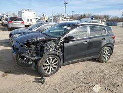 Salvage cars for sale at Indianapolis, IN auction: 2017 KIA Sportage EX