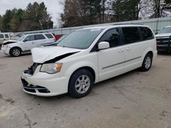 Salvage cars for sale at Eldridge, IA auction: 2012 Chrysler Town & Country Touring