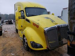 Salvage trucks for sale at Hueytown, AL auction: 2014 Kenworth Construction T680