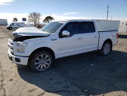 Salvage cars for sale at Pasco, WA auction: 2016 Ford F150 Supercrew