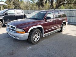 Salvage cars for sale at Savannah, GA auction: 2003 Dodge Durango SLT Plus