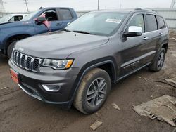 Salvage cars for sale at Elgin, IL auction: 2018 Jeep Grand Cherokee Limited