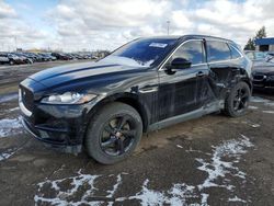 Salvage cars for sale at Woodhaven, MI auction: 2019 Jaguar F-PACE Premium