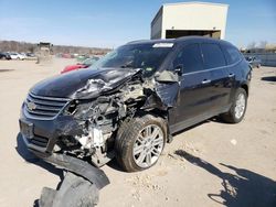 Salvage cars for sale at Kansas City, KS auction: 2015 Chevrolet Traverse LT