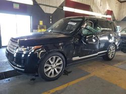 Salvage cars for sale at Dyer, IN auction: 2016 Land Rover Range Rover HSE