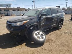 Salvage cars for sale at Colorado Springs, CO auction: 2014 Toyota Highlander Limited