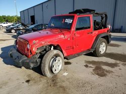 Salvage cars for sale at Apopka, FL auction: 2014 Jeep Wrangler Sport