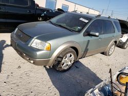 Salvage cars for sale from Copart Haslet, TX: 2007 Ford Freestyle SEL