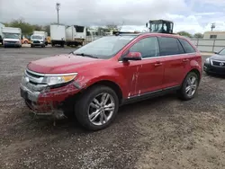 Salvage cars for sale at Kapolei, HI auction: 2012 Ford Edge Limited