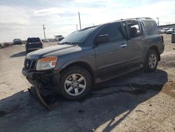 Salvage cars for sale at Oklahoma City, OK auction: 2014 Nissan Armada SV