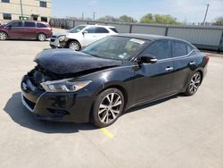 Salvage cars for sale at Wilmer, TX auction: 2017 Nissan Maxima 3.5S