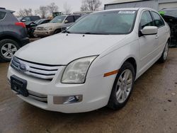 Salvage cars for sale at Pekin, IL auction: 2008 Ford Fusion SEL
