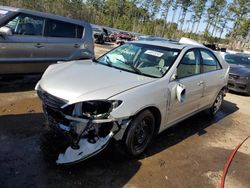 Vehiculos salvage en venta de Copart Harleyville, SC: 2002 Toyota Camry LE