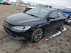 Salvage cars for sale from Copart Davison, MI: 2015 Chrysler 200 S