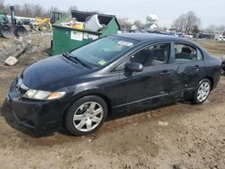 Salvage cars for sale from Copart Hillsborough, NJ: 2009 Honda Civic LX