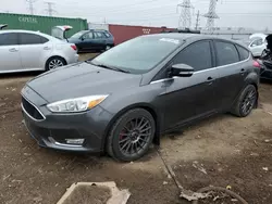 Salvage cars for sale from Copart Elgin, IL: 2015 Ford Focus Titanium