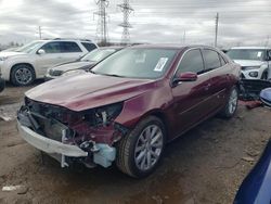Salvage cars for sale at Elgin, IL auction: 2015 Chevrolet Malibu 2LT