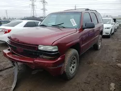 Salvage cars for sale at Elgin, IL auction: 2002 Chevrolet Tahoe K1500