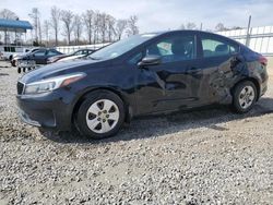 Salvage cars for sale from Copart Spartanburg, SC: 2017 KIA Forte LX