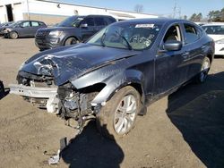 Salvage cars for sale at New Britain, CT auction: 2011 Infiniti M37 X