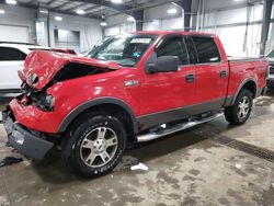 Salvage cars for sale at Ham Lake, MN auction: 2004 Ford F150 Supercrew