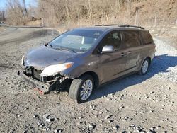 Salvage cars for sale at Marlboro, NY auction: 2017 Toyota Sienna XLE