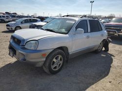 Salvage cars for sale from Copart Indianapolis, IN: 2002 Hyundai Santa FE GLS