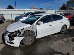 Salvage cars for sale at Littleton, CO auction: 2013 Nissan Sentra S